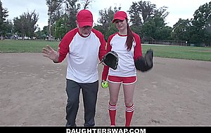 Softball Diamond Daughter Dick Down