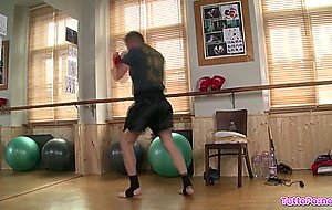 Boxing girl fucked intense young cock hd video