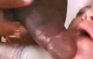 Busty blonde fucked from blackdick