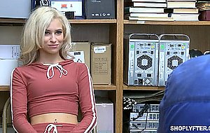 Sexy blonde teen caught sleeping over at the clothes store fucked by the guard – Naked Girls