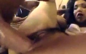 Asian anal sex close up