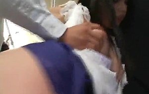 Cum on her ass in a crowded bus!