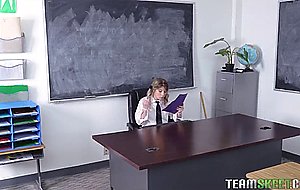 Naked schoolgirl fucked after been caught stealing the test answers – Naked Girls