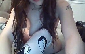 naughty teen loves masturbating on webcam and loves it