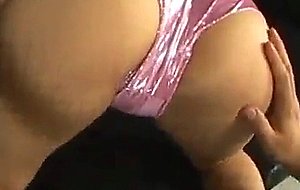 Unknown model is fucked with vibrator in asshole and cock