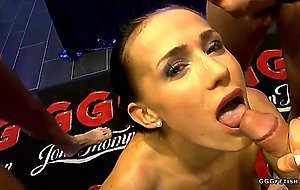 Anal facials and cums on brunette nicole love