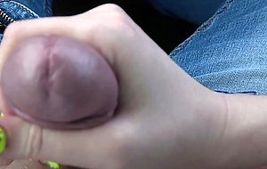 She always suck my cock when we are going on a trip