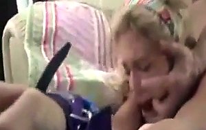 Blonde sweetie gets banged by her boyfriend on bed