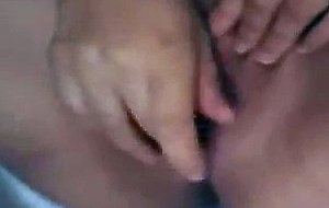 Kinky GF plays with self while shaving her cunt