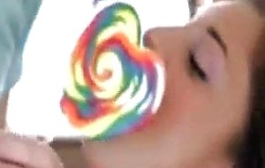 Just like a lollipop
