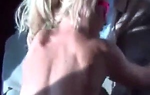 Blondie slit fucked from behind in pov