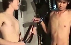A straight guy gets bondage crucified and bullwhipped