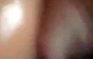 Dude gets oiled her gf and fingers her pussy