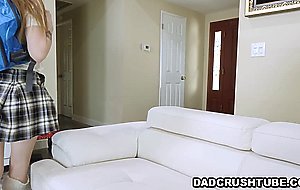Bad Stepdaughter Madi Collins Opens her Legs for Daddy