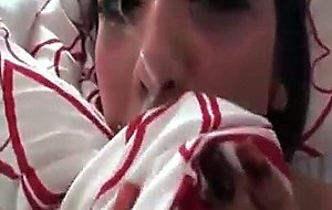 Latina cheater is fucked and given a facial