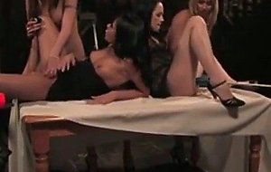 Four girls get fucked