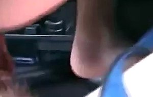 Amateur couple having great sex in the car 