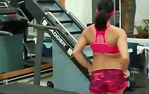 Therealworkout busty asian gym babe tight pussy fucked 