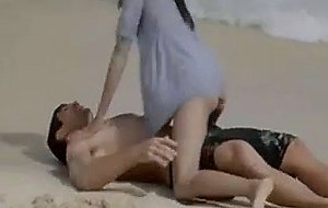 Hungry art sex in the sand