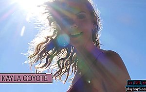 Big natural boobs teen babe Mila Azul solo softcore porn video for Playboy