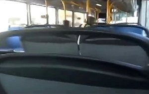 Sucking and fucking in german bus