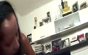 Tranny fucks chap after spanking