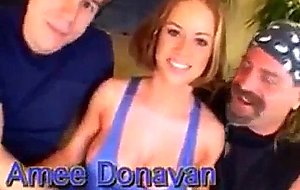Amee donovan in honey threesome! 