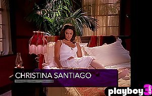 Amazing big ass musician Christina Santiago posed naked after striptease