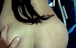 Hot brunette wearing braces, sucks dick and gets a pov intense fuck
