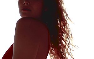 Natural tits and big ass curvy redhead MILF Heidi Romanova softcore porn