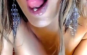 Her amazing boobs are so honey on webcam
