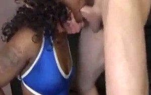 Black slut mangled by white cocks in rough gangbang