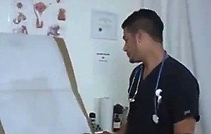 Doctor hunk has assistant stud suck cock