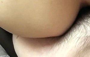 Small body and big horny girl makes a man orgasm twice once orally