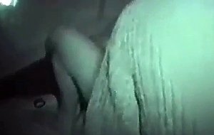 Naughty couples backseat car sex