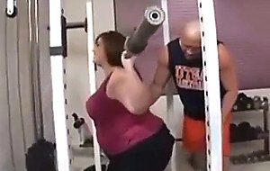 Short round bbw fucked by her sport instructor 