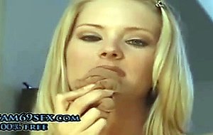 Joi gorgeous blonde babe jerk off instructions in pantyhose for you bad boy