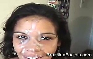 Girl gets a facial and her eyes roll into her ...