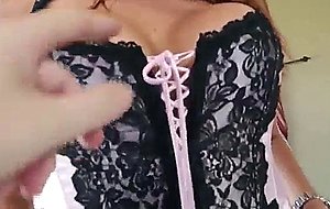 Throated latina has a full cock down her throat