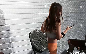Fitness Slut Lana Roy Anal Fucked by Gym Instructor