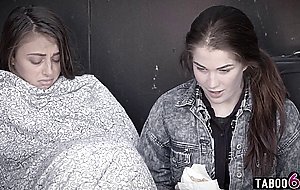 Homeless teen lesbians Gia Derza and Evelyn Claire need a better life