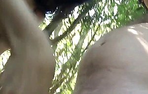 Massive  cumshot in Japanese nature, heavy moaning!!