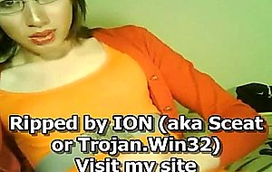 Petite tranny play with cock on webcam