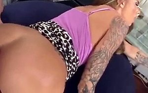 Tattooed pornostar gets ass railed