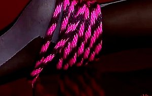 Blowjob in ropes