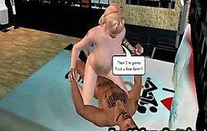 Blonde 3d cartoon babe getting fucked