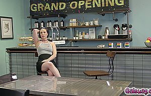 Casey eats customers pussy as her grand opening special