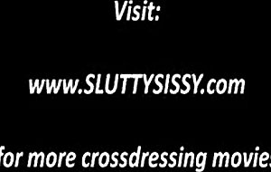 Crossdressers showing their sweet undies