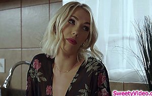 A lesbian masseuse pussy licking small tits blonde bff
