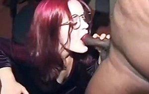  red  hair  girl  sucking  big  cock